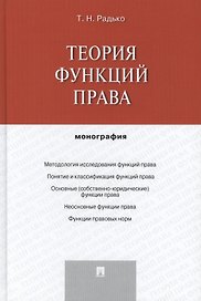 Теория функций права.Монография.-М.:Проспект,2014.