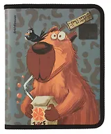 Папка для тетрадей A5+ "Happy Capy" молния с трех сторон, пластик, Erich Krause