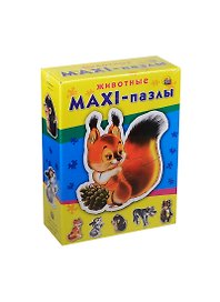 Макси-пазлы Животные (ПМ-7975) (6 картинок) (Рыжий кот) (3+)