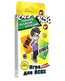 Настольная игра «Влад А4 Бумага Игра для всех», Премьера Паблишинг