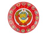 Тарелка настенная декоративная СССР (d20см) (85-1247)