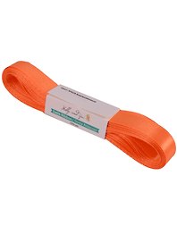 Лента атласная 12мм (5,6м) Цв. №024 Апельсиновый (HY012024)