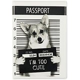 Обложка для паспорта Корги Im too cute (ПВХ бокс) (ОП2021-279)