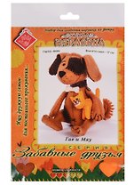 Набор для изготовления текстильной игрушки Гав и Мяу  ПФЗД-1009/499489