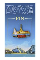 Значок-пин эмаль Морской вокзал (металл) (Сочи) (55-135-2)
