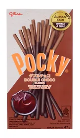 Покки соломка в шоколадной глазури Дабл Чоко, 47г