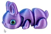 Фигурка 3D Кролик Курт (пластик) (7х4) (1351) - 1