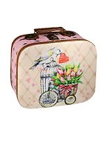 Шкатулка-саквояж дерево Летнее настроение (25х20,5х9) (42739)