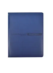 Дневник для ср. и ст.кл. "VELVET синий" 7БЦ, поролон, Альт