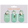 Магнитные закладки «100% Kittycorn», 3 штуки