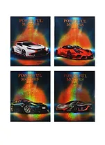 Тетрадь в клетку Unnika, "Супер-автомобили", 48 листов, в ассортименте