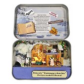 Румбокс в шкатулке «Зимняя сказка», 13.2х3.2х9 см, Mini House DIY - 1