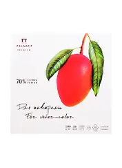 Планшет для акварели с хлопком "Манго" (275х275) 200г, 70% хлопка 20 листов, Лилия Холдинг