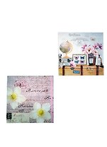 Набор салфеток для декупажа Цветы 1 (НСД2117) (2шт) (упаковка)