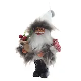 Дед Мороз подвесной серый (11х6х19) (821854)