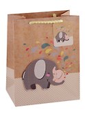 Пакет А5 23*18*10 "happy birthday craft" нейтр., бум.мат.ламинат - 0