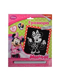 LORI Грд-015 Гравюра Disney Клуб Микки Мауса бол. с эф. серебра Модница Минни (набор для творч.) (6+)