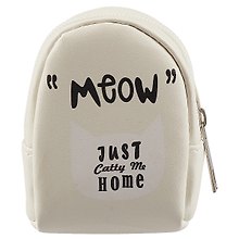 Сумочка - Кошелек на молнии Кот Meow (10см) (ПВХ бокс)