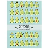 Скетчбук А5 40л "Авокадо" 150г/м2, склейка