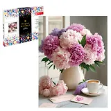 Алмазная мозаика "Букет пионов. 30х40