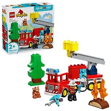 10473 Конструктор LEGO Duplo Пожарная машина со шлангом и пожарным, 28 деталей, возраст 2+