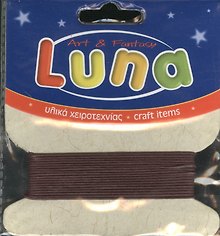 Набор для творчества LUNA Кожанный шнур коричневый 0,5мм 3,5м
