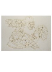 Трафарет Петушок № 1 А5 (148х210) (А5-1221) (3+) (Песочный мир)