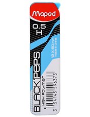 Грифели 0,5мм Н (12 шт), "BLACK PEP'S", Maped