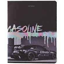 Тетрадь общая «Gasoline», 48 листов в клетку, А5, в ассортименте - BG