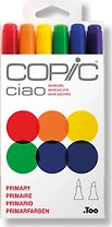 Набор маркеров Copic Ciao стартовый, 6 цветов