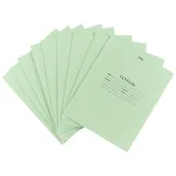 Тетради в крупную клетку Hatber, 12 листов, зеленые, 10 штук