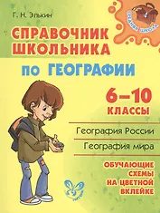 Справочник школьника по географии.  6 - 10 классы