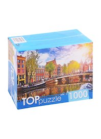 Пазл «Солнечный канал в Амстердаме» 1000 элементов, TOP Puzzle