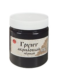 Грунт акриловый черный, 500мл, Таир