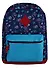 Рюкзак школьный "Сердечки на темно-синем фоне", 40*30*14 см - 0