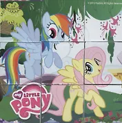 Набор кубиков My Little Pony (01109) (9шт) (Играем вместе) (3+) (упаковка)