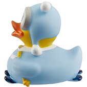 Игрушка для ванной, уточка резиновая FUNNY DUCKS "Уточка лыжница" (1636) - 2