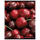 Тетрадь 48л кл. "Фрукты" сплошн.лак, ассорти, schoolФОРМАТ