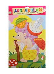 Разноцветная мозаика для малышей Ежик (2681) (3+) (аппликация) (пакет)