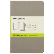 Записная книжка «Cahier Journal Pocket» А6, 32 листа, нелинованная, серая, 3 штуки, Moleskine