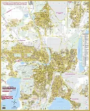 Карта Челябинская область (г. Челябинск +Копейск с точностью до дома) (1:500000)