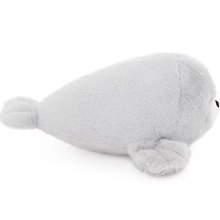 Мягкая игрушка Морской котик серый (30 см)