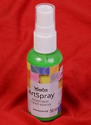 ArtSpray Акриловая спрей-краска Малахитовый (ST20) (флакон) (50мл) (WizzArt)