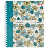 Тетрадь в клетку Hatber, "Нежные цветочки", 120 листов, в ассортименте