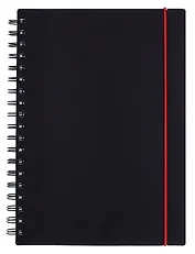 Тетрадь А4- 120 листов, клетка, "Favorite Black. No 4"