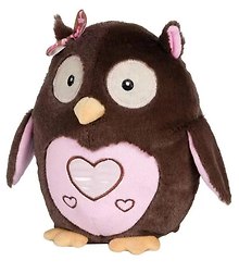 Игрушка мягкая, Maxitoys, Сова Влюбленная с Бантиком 22см MT-HH-B28874E