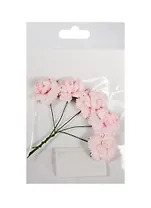 Гвоздики, набор 5шт, d=2,5см, нежно-розовые