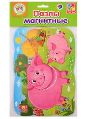 Пазлы на магните Vladi Toys Поросенок