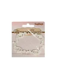 Объемные фигурки Резные уголки (SCB241005) (2шт) (3х3см) (ScrapBerry`s) (упаковка)