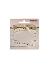 Объемные фигурки Резные уголки (SCB241005) (2шт) (3х3см) (ScrapBerry`s) (упаковка)